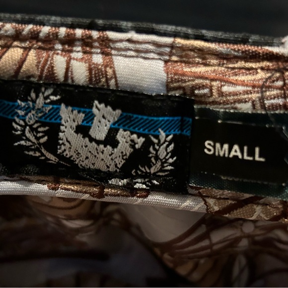 Goorin Bros Gray Print Hat Cap Newsboy Cabbie Golf Mens Small 100% cotton - Picture 11 of 11